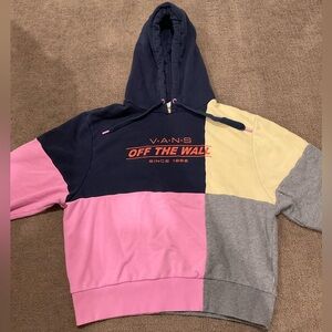 Color block Vans Sweatshirt X-Small Oversized fit